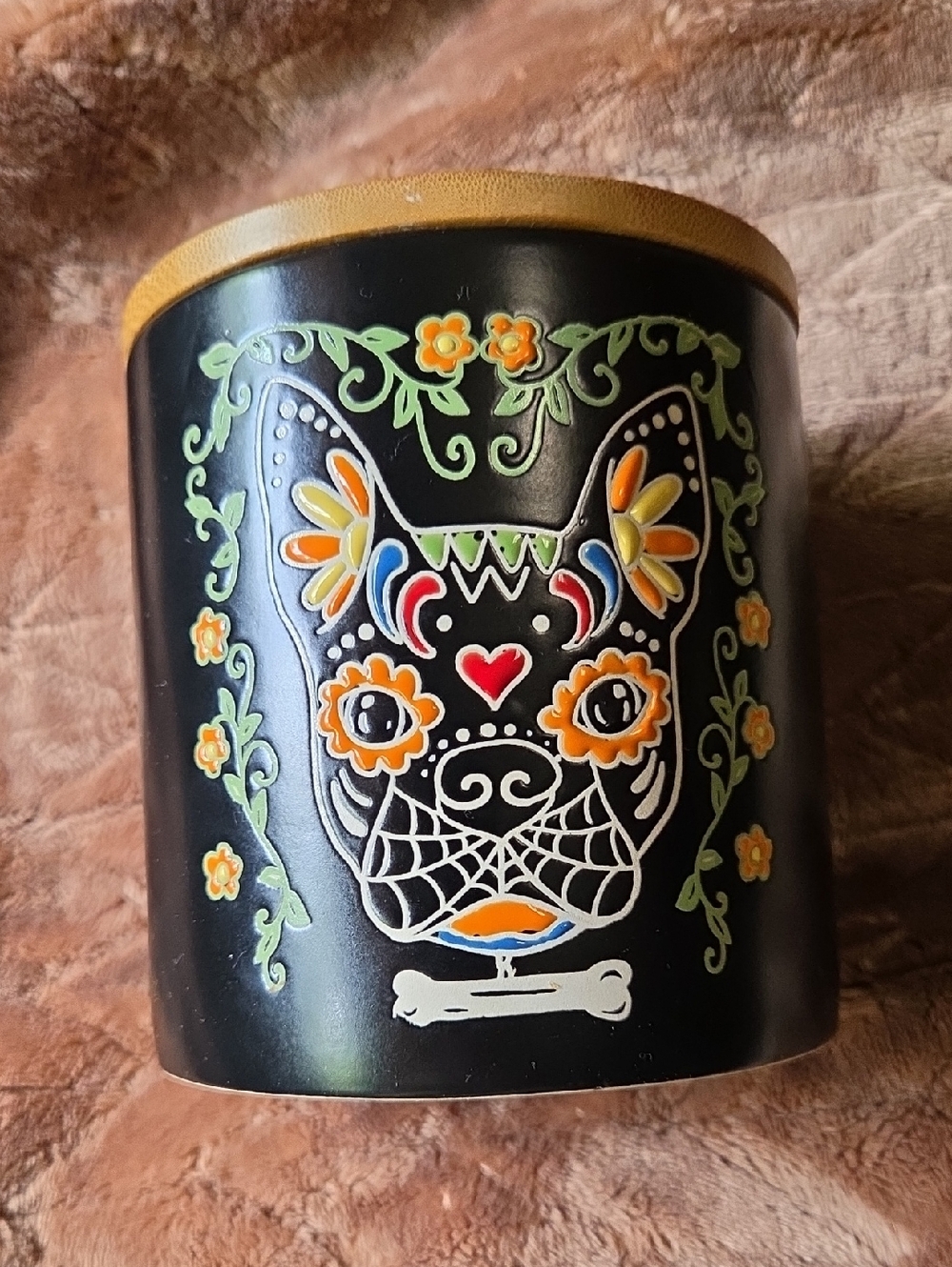 Eli & Ana Handmade Ceramic English Bulldog Canister